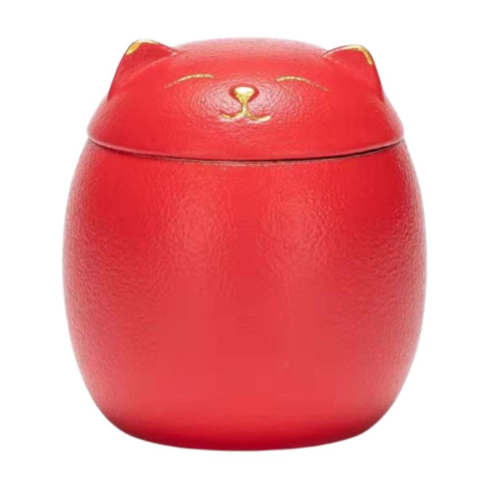 Ceramic Ashes Storage Box 200ml Dog Cat Cremation Urns Funeral Urn for Pets  Desktop Decoration