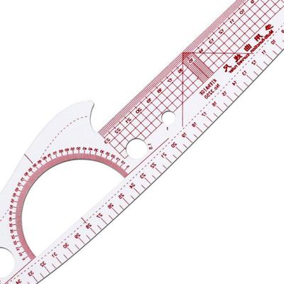 Multi-Function Plastic French Curve Sewing Ruler Easy Curve Ruler For Knitters