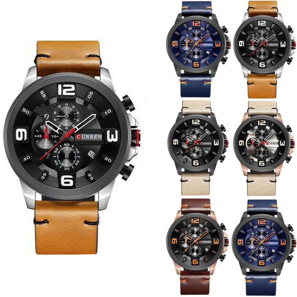 Men's Waterproof Luminous Running Alarm Clock Watch