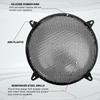 5-12inch Speaker Grills Black Speaker Grill Cover Mesh Covers Subwoofer Grill  Home Audio