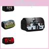Skibidi Toilet Double Layer Pencil Case With Nylon Material For Students And Office Use