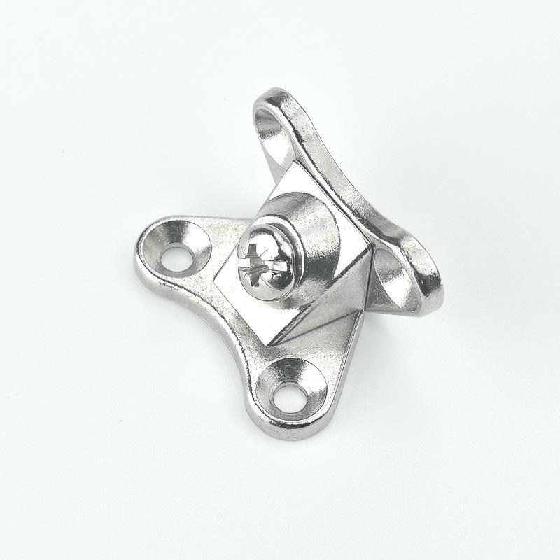 Zinc alloy corner brackets angle code three in one connector furniture accessories