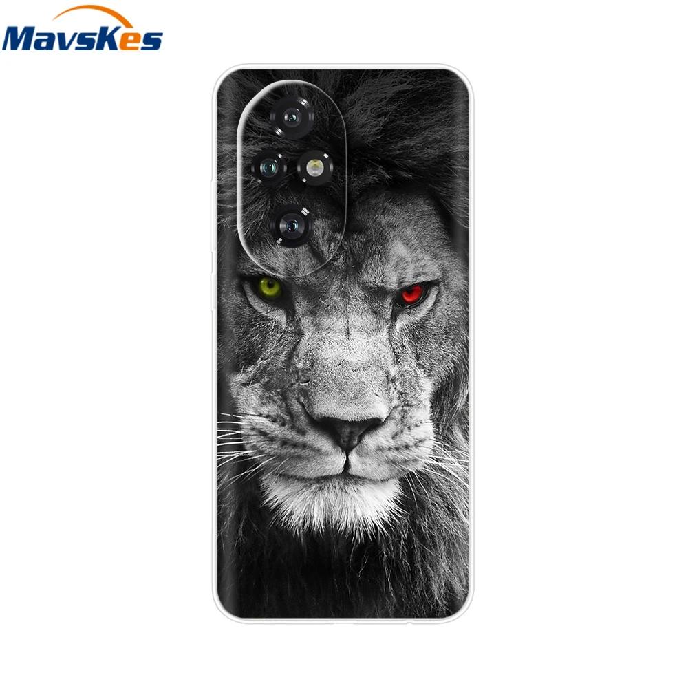 Für Honor 200 Hülle Niedliche Cartoon Silikon TPU Weiche Handyhüllen für Für Honor 200 Pro Honor200 Lite Transparente Capas Honor200
