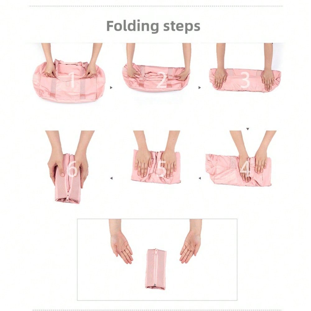 Folding Bag Travel Bag Leisure Commuter Bag Fashion Shoulder Bag Handbag Wearable Suitcase