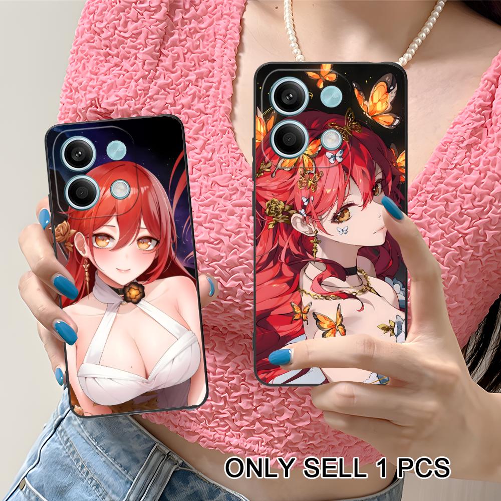 HSR Himeko Matte TPU Mobile Phone Case for Xiaomi Redmi Note 14 13 12 11 S Pro Plus 4G 5G Colorful Printing Cover