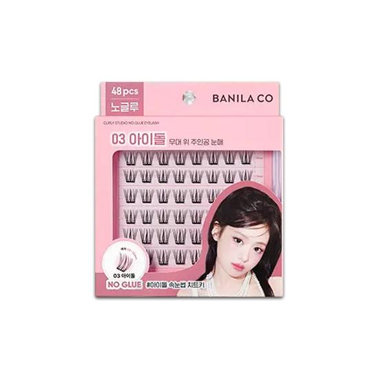 BANILA CO Curly Studio No Glue Eyelash 03 Idol – Self-Adhesive Volume Cluster False Lashes