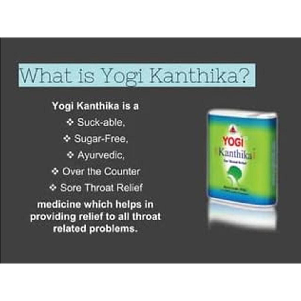 Yogi Kanthika 280 tabletter Ayurvedisk urtetilskudd for halspleie og støtte for frisk pust