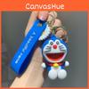 Adorable Cartoon Doraemon Keychain Cute Silicone Dangling Key Ring Accessories