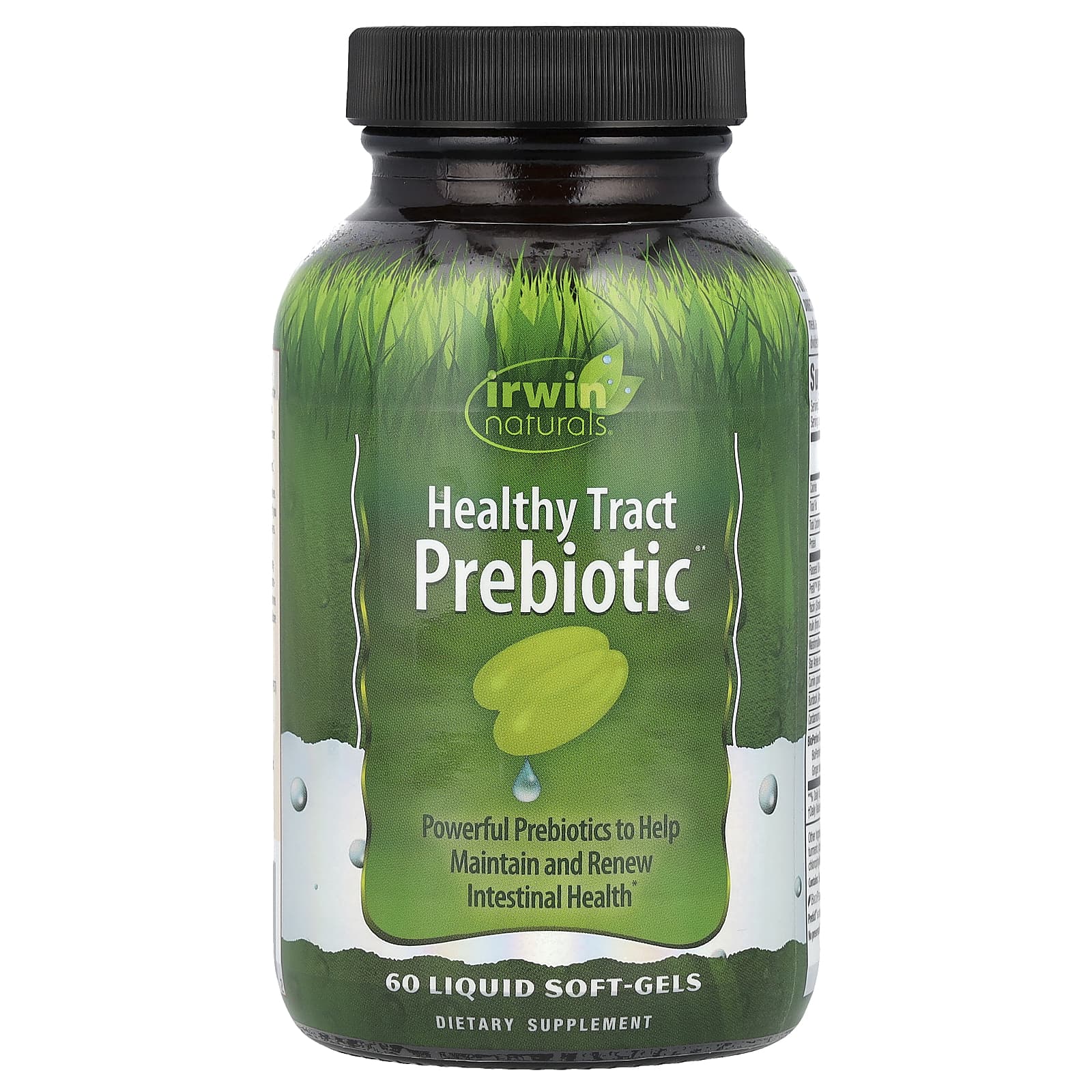 

Irwin Naturals, Healthy Tract Prebiotic, 60 Liquid Softgels