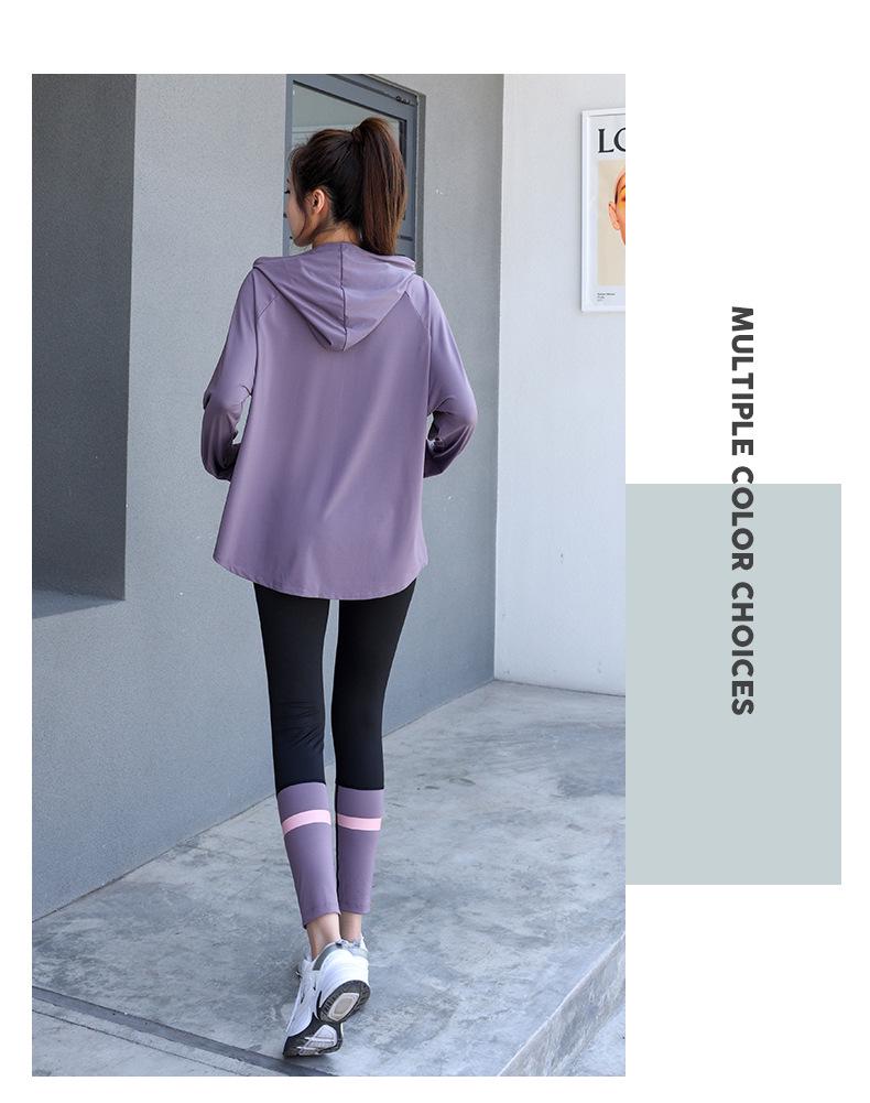 Felpa con cappuccio sportiva larga taglie forti da donna 2023 per fitness e yoga