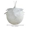 White Petal Foam Christmas Ball Merry Christmas Party Xmas Tree Decoration Christmas Hanging Ball Home Ornament