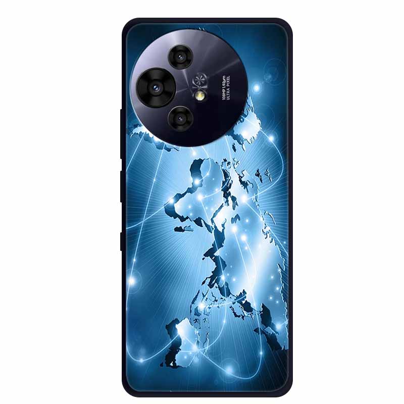 Pro pouzdro na telefon TCL 50 Pro NxtPaper Černé silikonové měkké TPU pouzdro Pro TCL 50 Pro NxtPaper 5G Zadní kryt Pouzdro 6.8" Coque Odolné proti nárazům