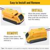 Power Wheel Adapter for 18V/20V Battery with Fuses Switches Battery Adapter with Fuses 12AWG Wire DIY Use for Car Toy