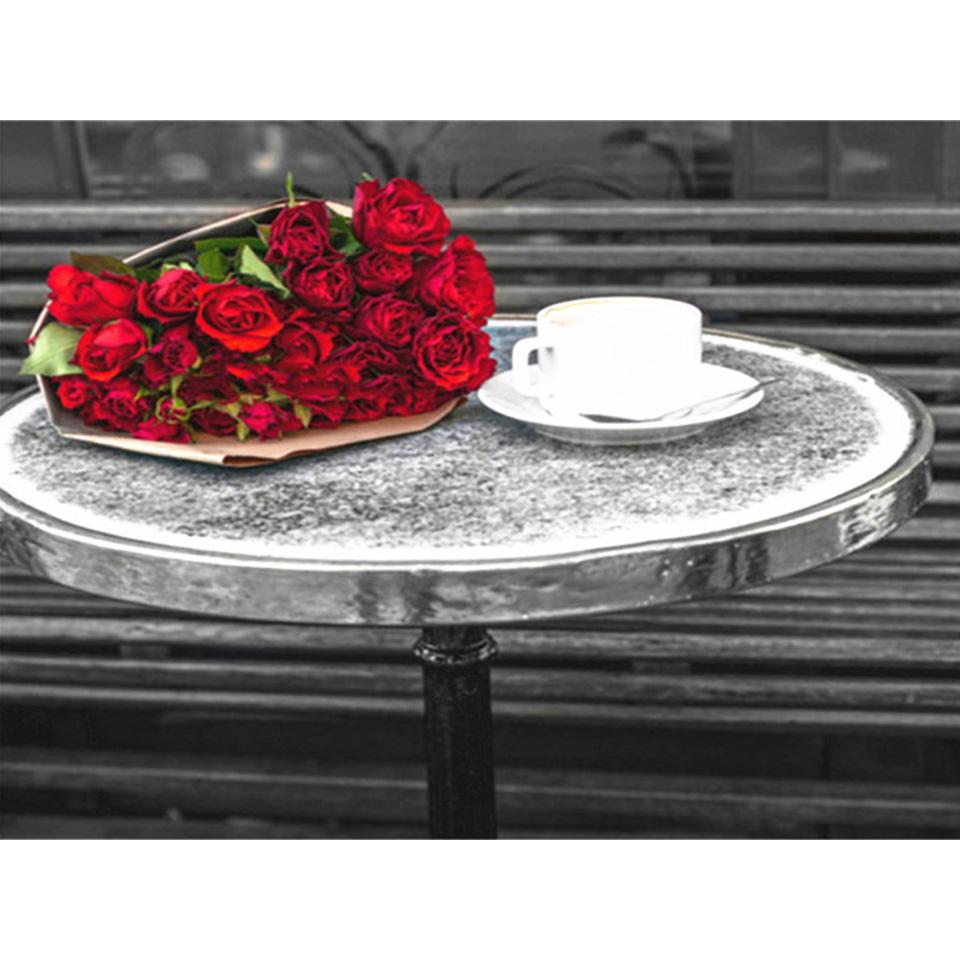 5D DIY Diamond Painting Flower Rhinestone Picture Full Round Diamond Embroidery Mosaic Handmade Products Home Decoration