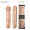 Zatahovací 4v1 štětec na make-up: Přenosný nástroj na pudr a oční stíny