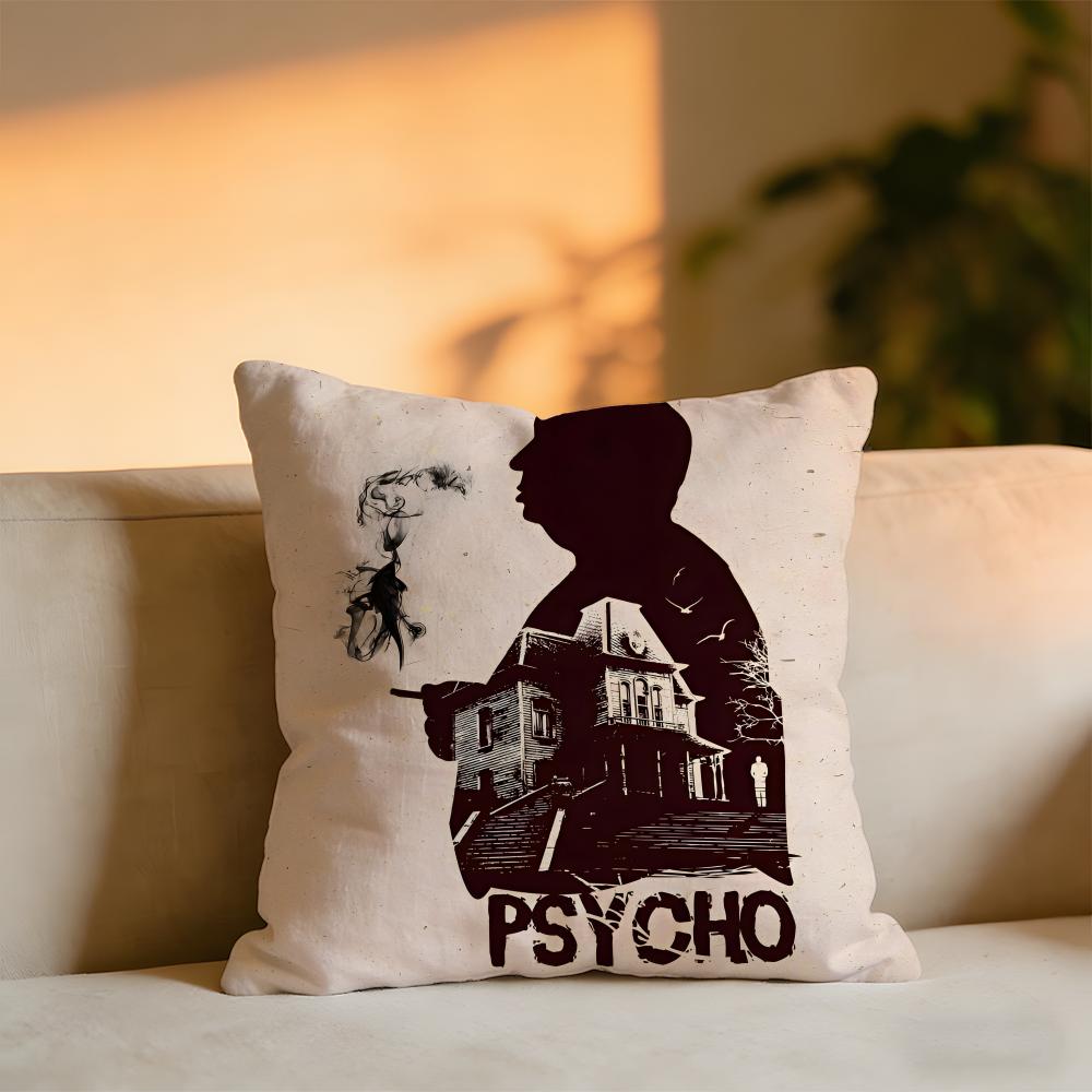 Alfred Hitchcock Cushion Cover Cozy Velvet Throw PillowSoft Warm Cushion For Sofa  Bed