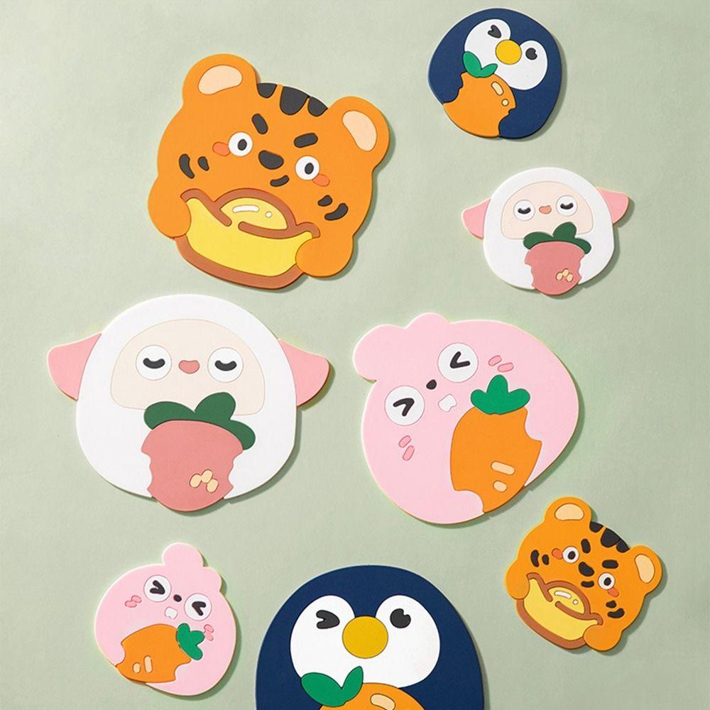 

Animal Tea Coaster Anti-Scalding Placemat Reliable Cartoon Table Mat Casserole