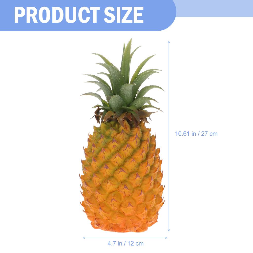 Artificial Fruit Pineapple Simulation Realistic Fake Pineapple Decor Restaurant Shop Display Photography Prop Photography Props