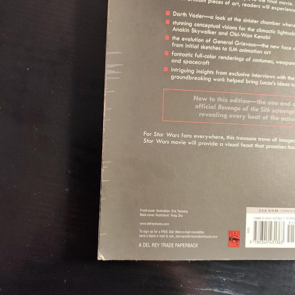 [USED] The Art of Star Wars Episode 3: Revenge of the Sith English Book