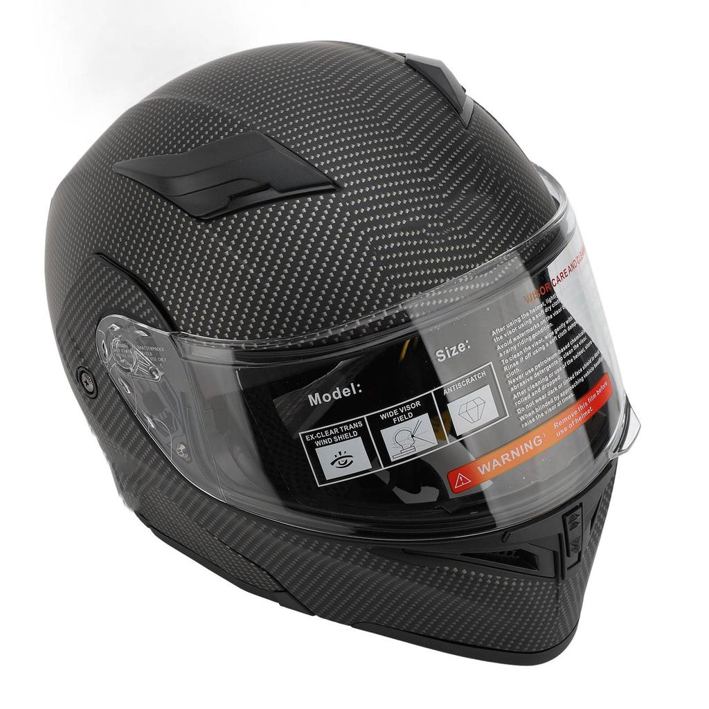 Flip Up Motorcycle Helmet Crash Proof EPS Cushioning Breathable Lightweight Full Face Street Bike Helmets with Dual