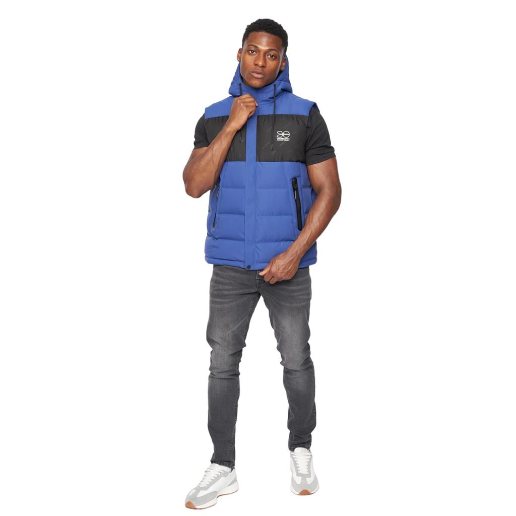 Crosshatch Mens Kremlins Embossed Gilet