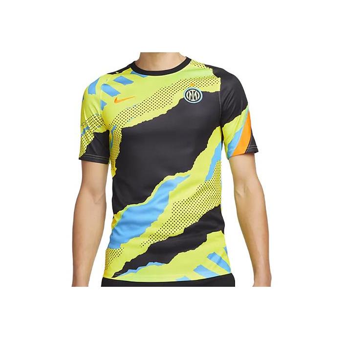 

Nike Футболка с коротким рукавом и круглым вырезом с логотипом, мужская, цвет желтый, черный DB7625-015 XL