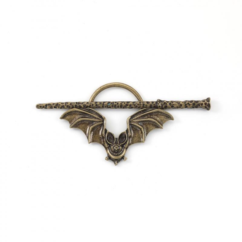 Viking-Inspired Retro Bat Hairpin - Trendy Norwegian Style Party Accessory