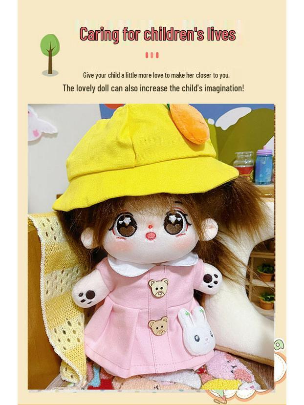 Little Yun 20cm Cotton Plush Doll - Children's Gift & Stuffed Toy with Clothes