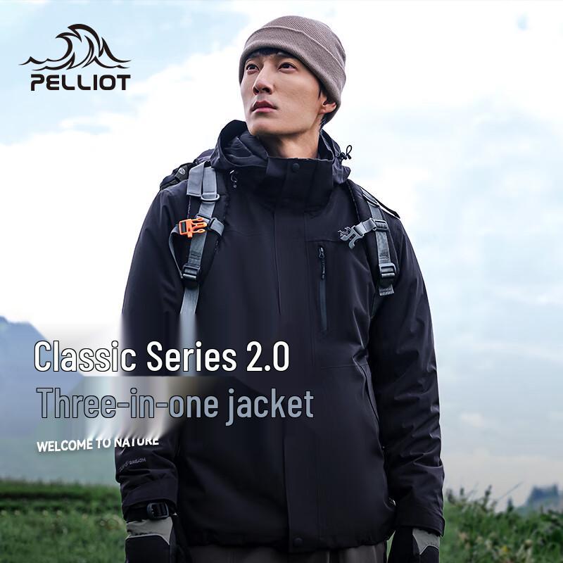 Pelliot Unisex Mountain Classic 2.0 3-in-1 Fleece Lined Outdoor Jacket