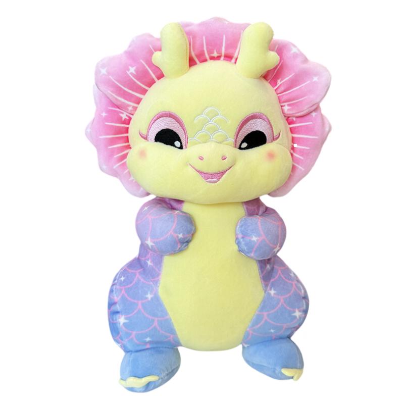 

2024 Плюшевая игрушка Дракон Милая Мягкая Подушка Плюшевая Игрушка Декор Комнаты Детские Подарки фиолетовый