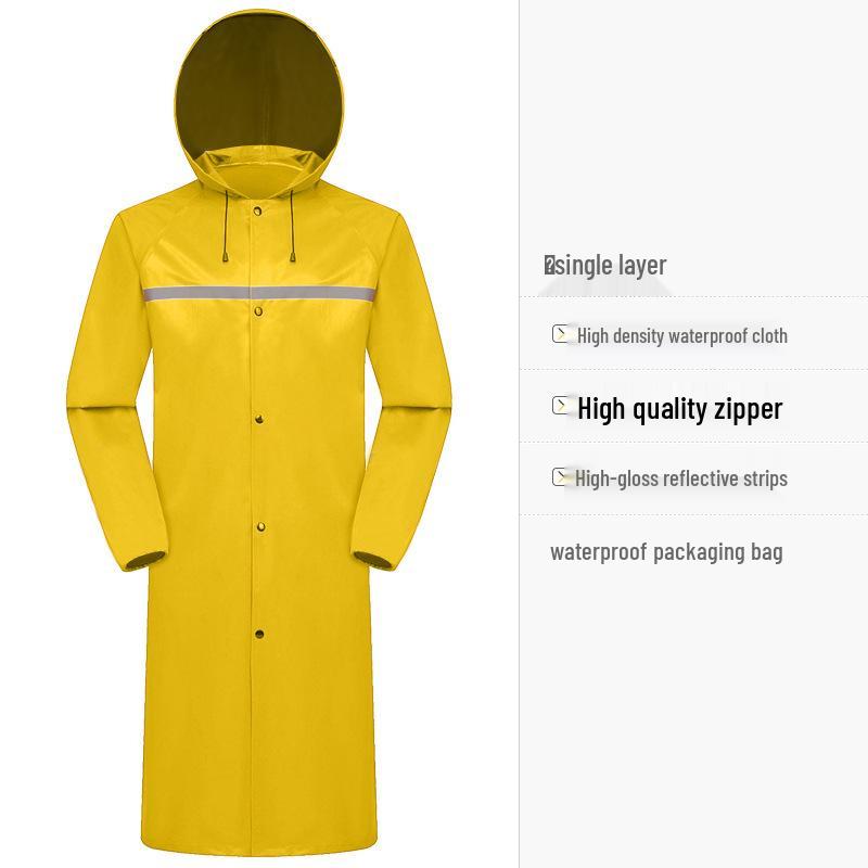 

Унисекс Полностью Светоотражающий Дождевик для Работы на Открытом Воздухе Large жёлтый