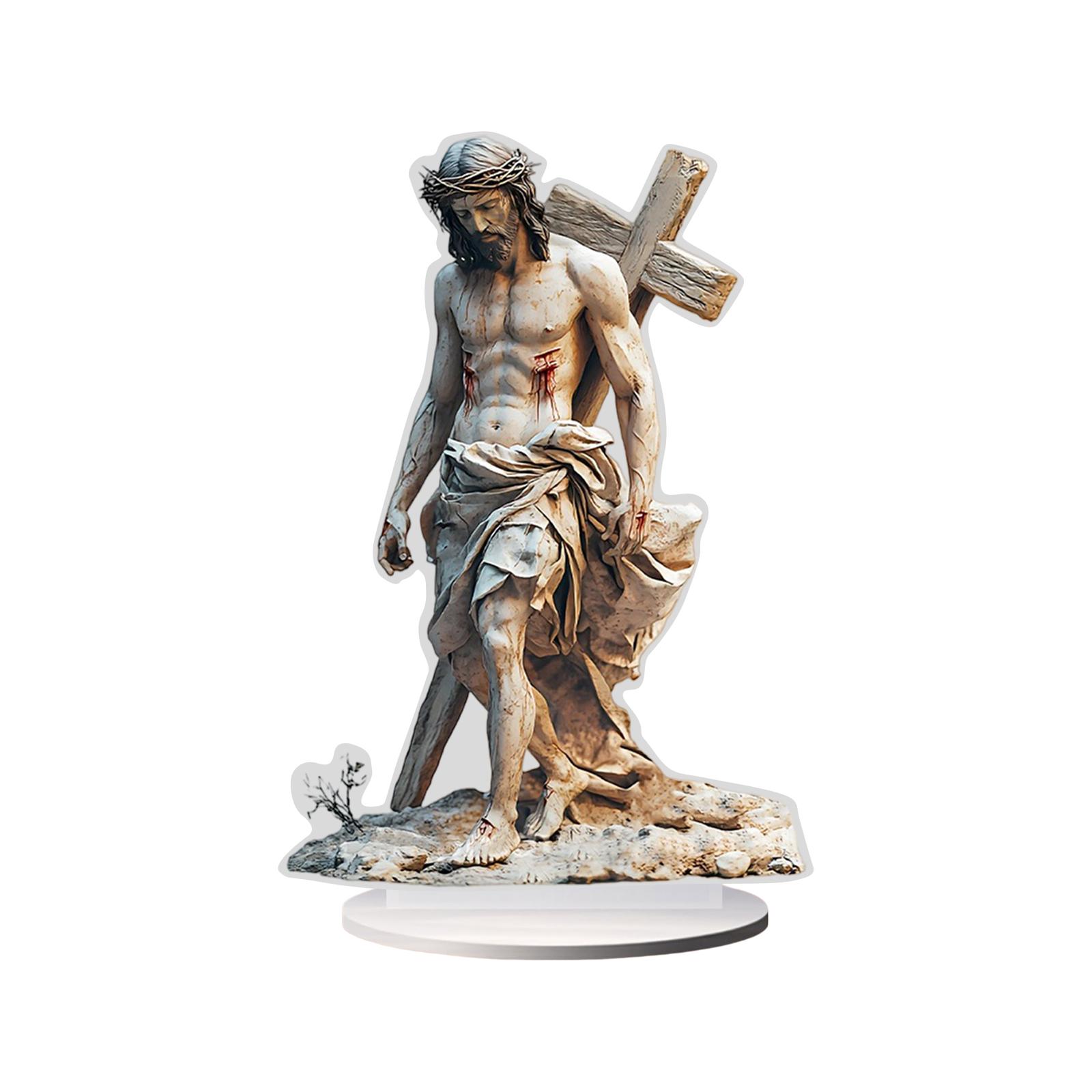 

2D Acrylic Desktop Ornament, Praying Hand Statue, Desktop Decoration And Standing Sign One Size