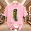Picolas Cage Fun Nicolas Cage Meme Pattern Tshirt Men Women's Fashion Tshirt Short Sleeve Oversized T-shirt Tops