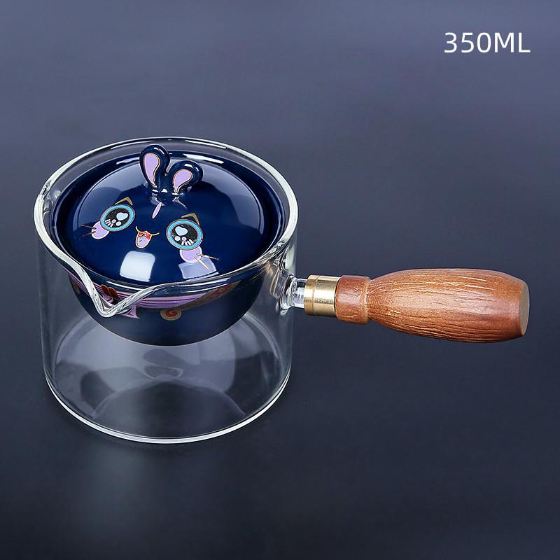 New Style Rabbit Chinese Kung Fu Tea set Travel Tea set Ceramic Portable Tea set Teapot Tea Maker Infuser Teacup Cup for Tea