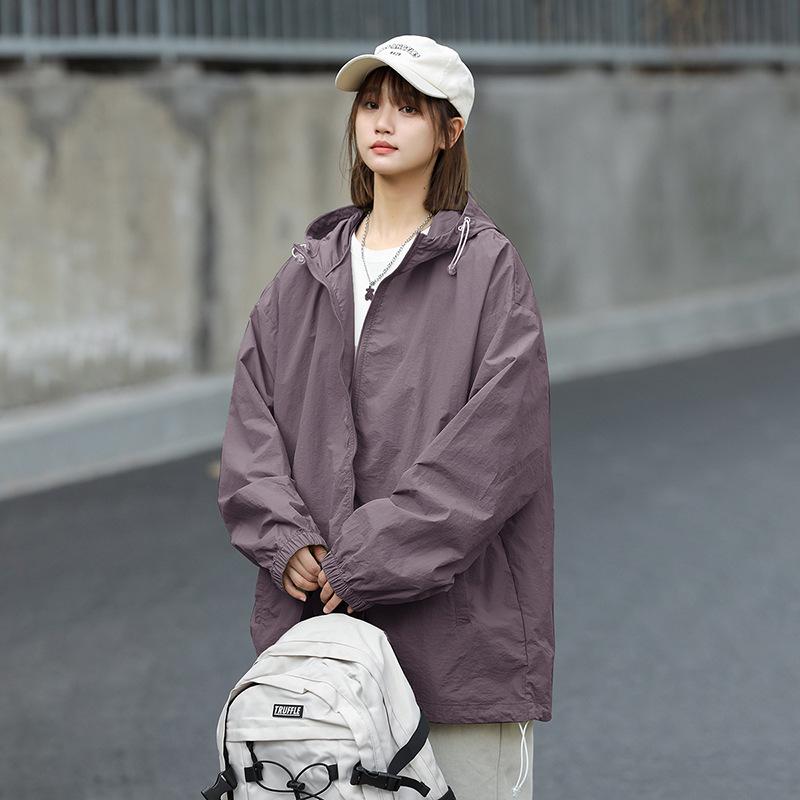 Men's Ice Silk Quick-Dry Sun Protection Jacket - Lightweight Outdoor Sports and Couple's Outfit Option.