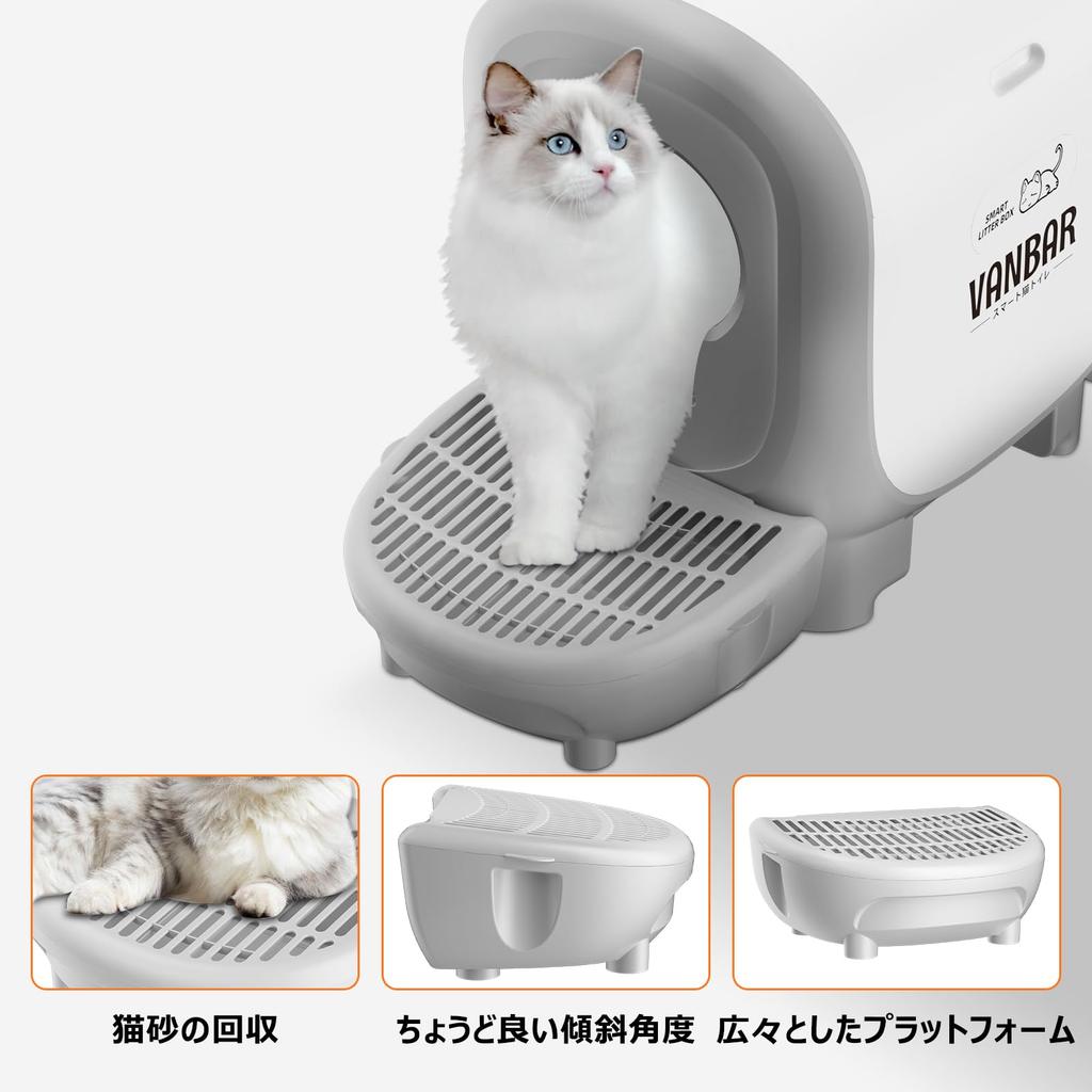 Steps for Cat Litter Boxes Prevents Litter from Scattering Easy To Use Even for Cats Reduces Strain On the Back Creates a Comfortable Litter Box
