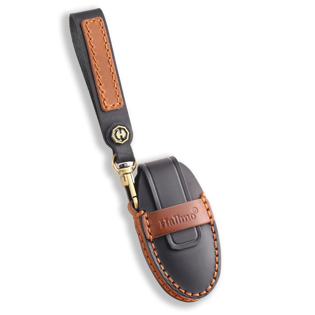 Kožené pouzdro na klíče pro Nissan Teana, Qashqai a Kicks - ochranný kryt z hovězí kůže