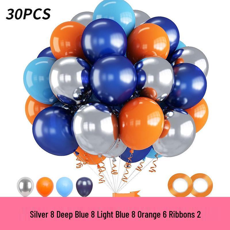 12" Sequin Confetti Balloons - Set of 30 for Christmas, Halloween, and Birthdays