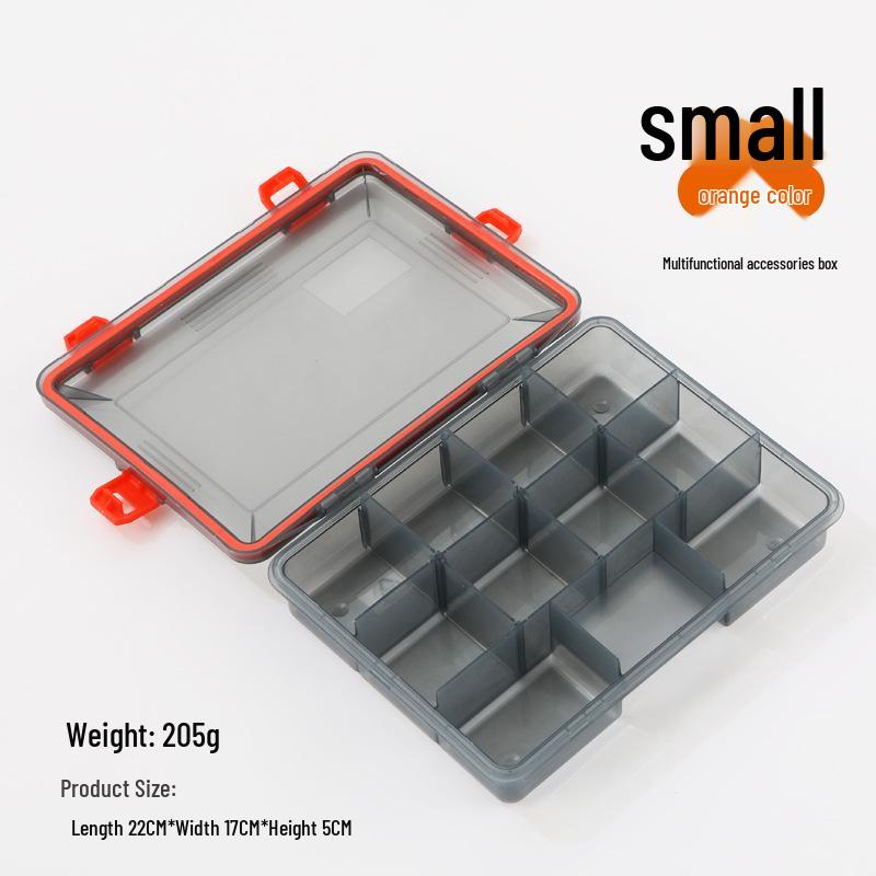 Transparente mehrschichtige Aufbewahrungsbox für Thunder Frog Köder & Angelzubehör