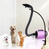 Practical Stainless Steel Clip-on Black Flexible Drying Fixing Frame Hair Dryer Stand Hair Dryer Holder Pet Accessories