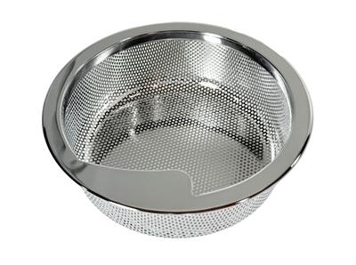 Antibacterial Drain Garbage Basket Stainless Steel Drainer Basket Garbage Receptacle Slimy Control KEEP FINE Shallow Punching 135mm 13.5