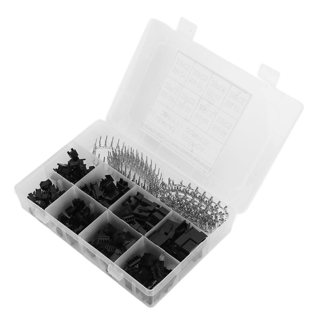 560 Pcs SM Terminal Connector Pin Terminal Connector Kit for Speakers Displays Household Appliances