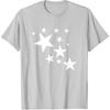 White Stars Star-Pattern-Design Costume Gift Men Women Kids T-Shirt