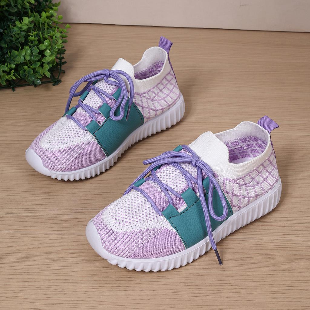 22 new autumn breathable fly-woven surface casual simple student sports shoes