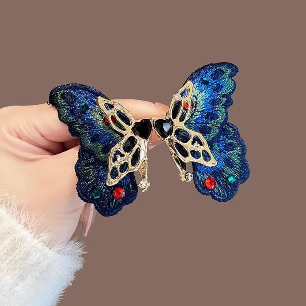 Luxury Embroidery Butterfly Earrings Ear Jewelry Delicate Earrings for Women  Gifts