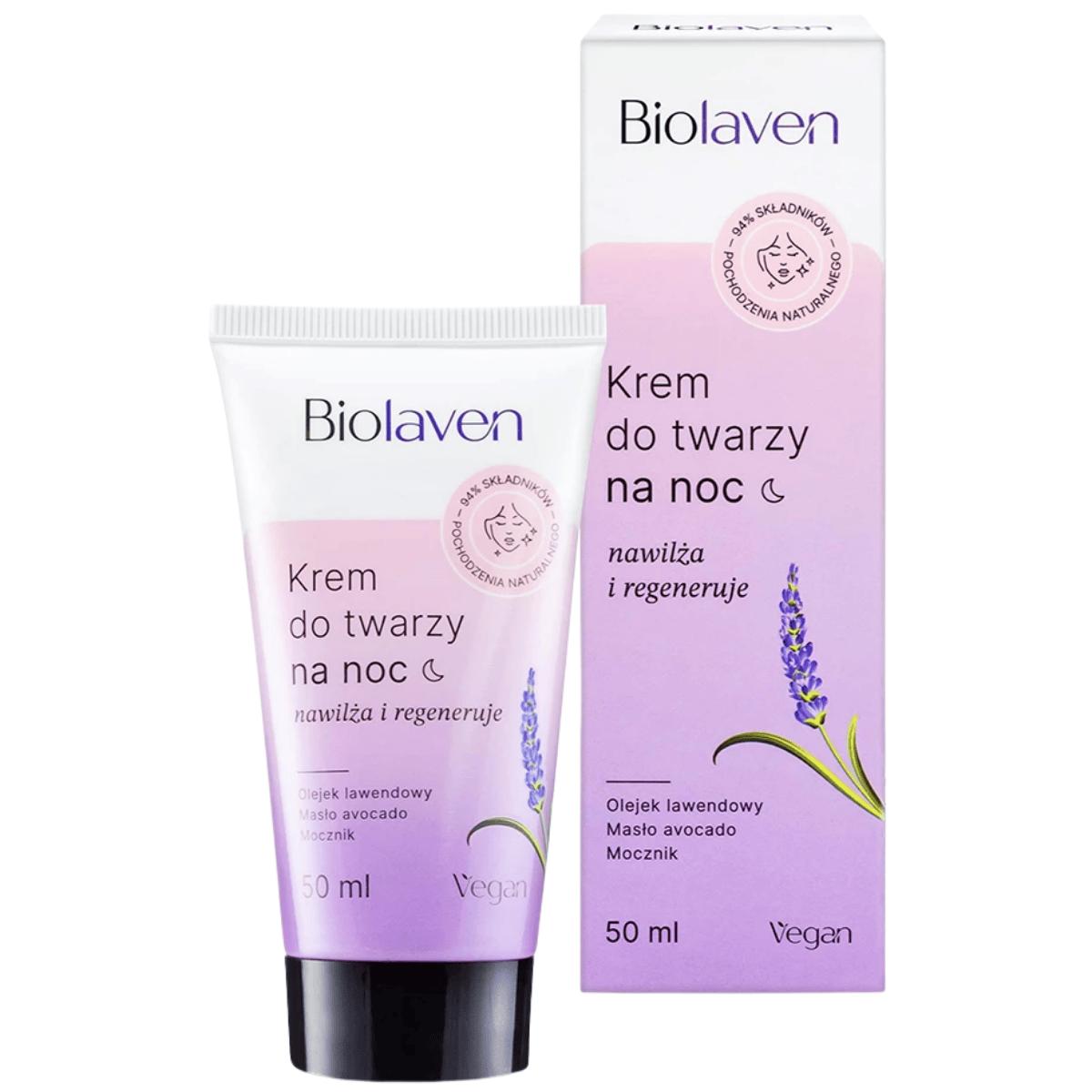 

BIOLAVEN nawilżająco-regenerujący kem do twarzy na noc 50ml