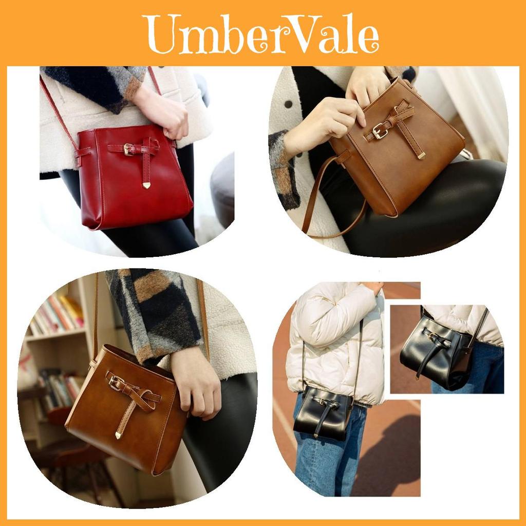 Stylish Red Pu Small Shoulder Bag For Women With Simple Korean Design And Soft Texture