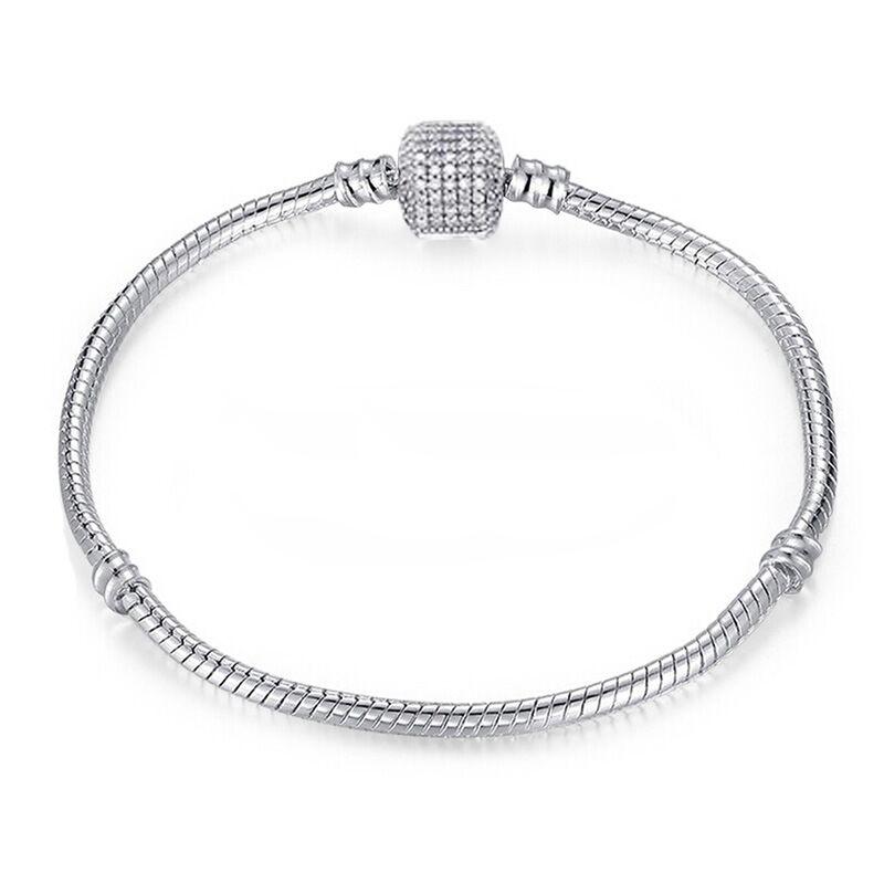 High Quality Snake Bone Basic Chain Charm Bracelet Fit Original DIY Bead Bracelets For Women Girl Jewelry Making