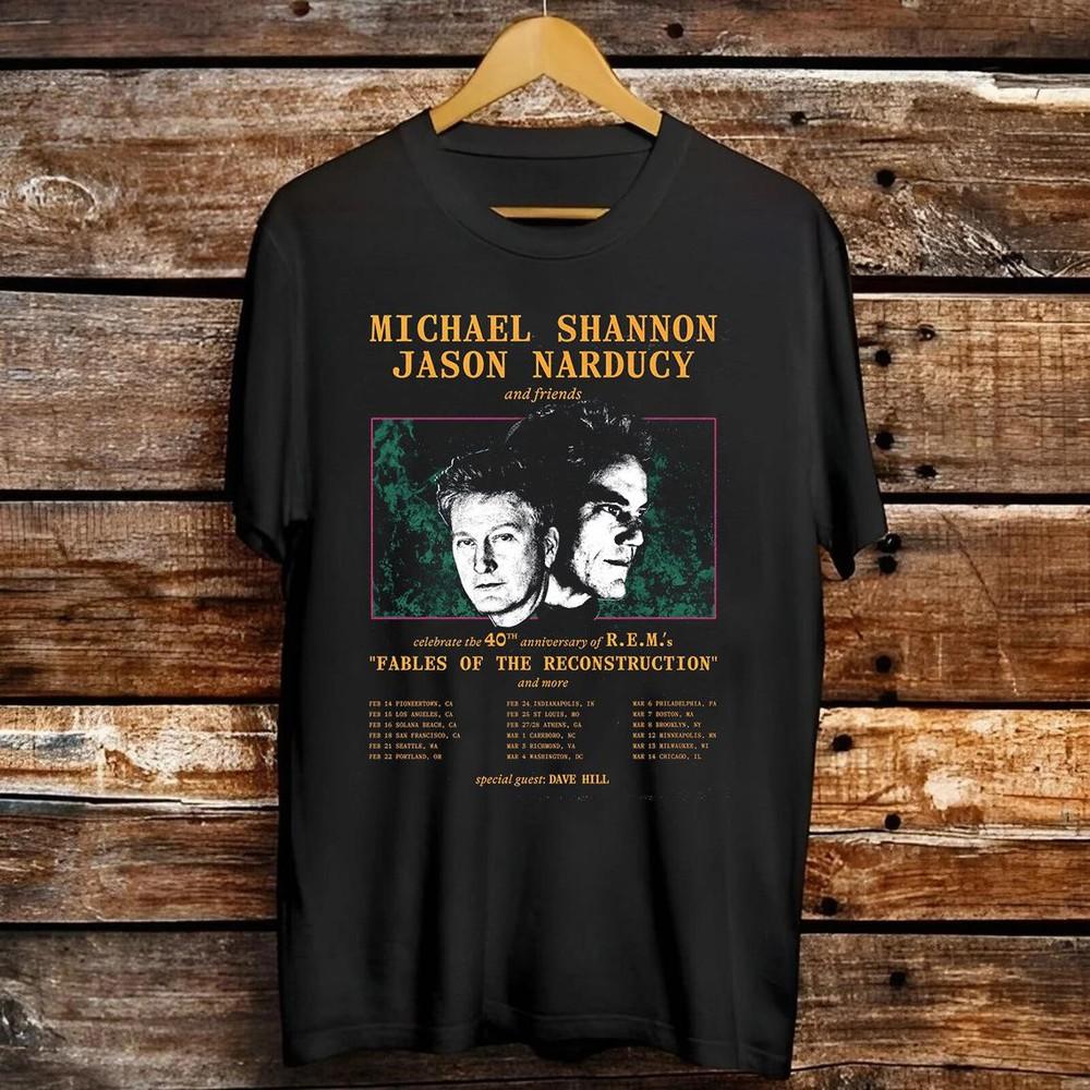 

Michael Shannon Jason Narducy R E M Band Tour 2025 T Shirt Size Unisex T-Shirt XXXXL