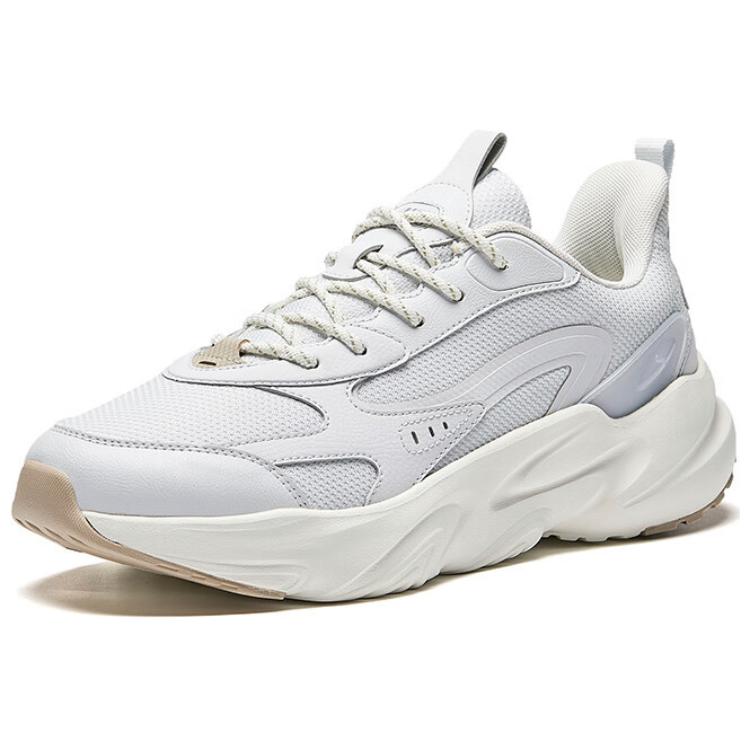 New Anta Abrasion Resistant Slip Resistant Low Top Casual Shoes Men's Gray 112448812-3